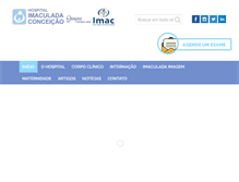 Tablet Screenshot of himaculada.com.br
